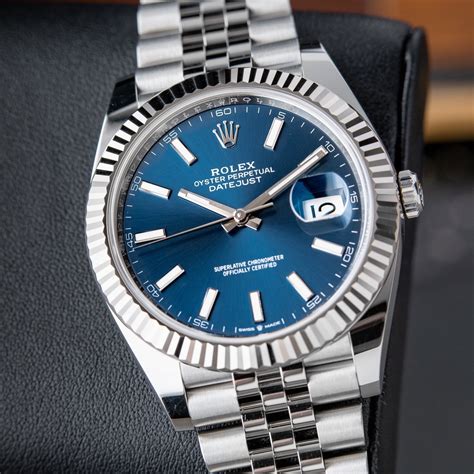 rolex presidential silver jubilee band blue face|rolex jubilee dial price.